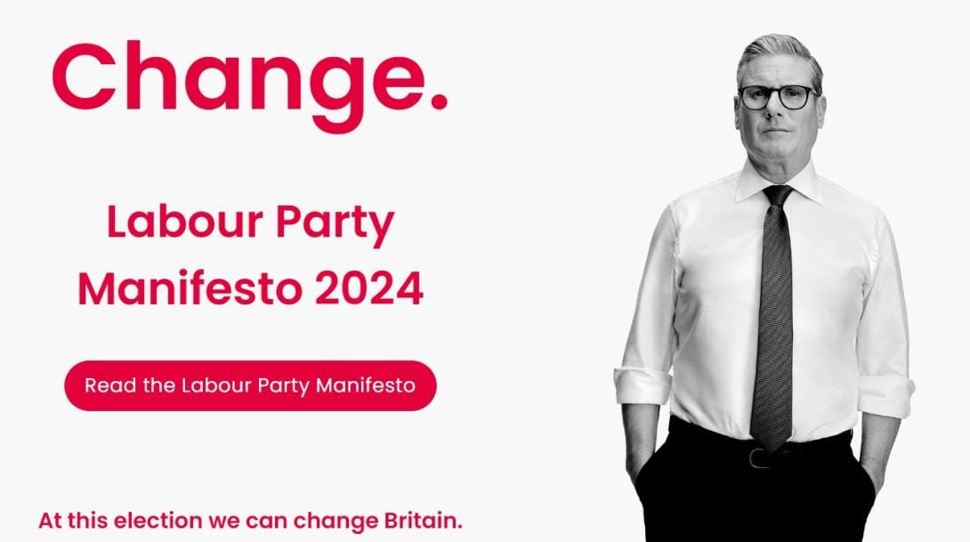 Does the labour manifesto provide positive change for the UK?